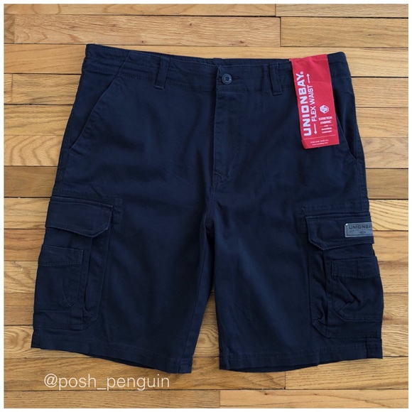 unionbay flex waist cargo shorts